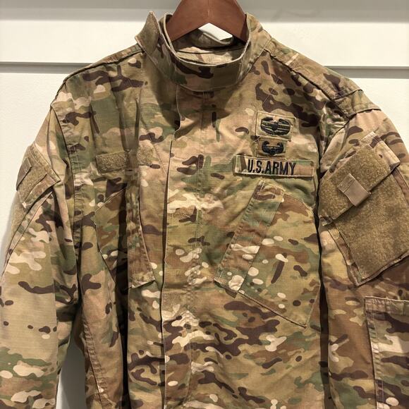 Propper Army Combat Uniform Coat Mens Large Multicam Camo Tactical Jacket LL - Picture 3 of 12